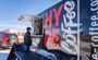 A man ordering at a coffee truck