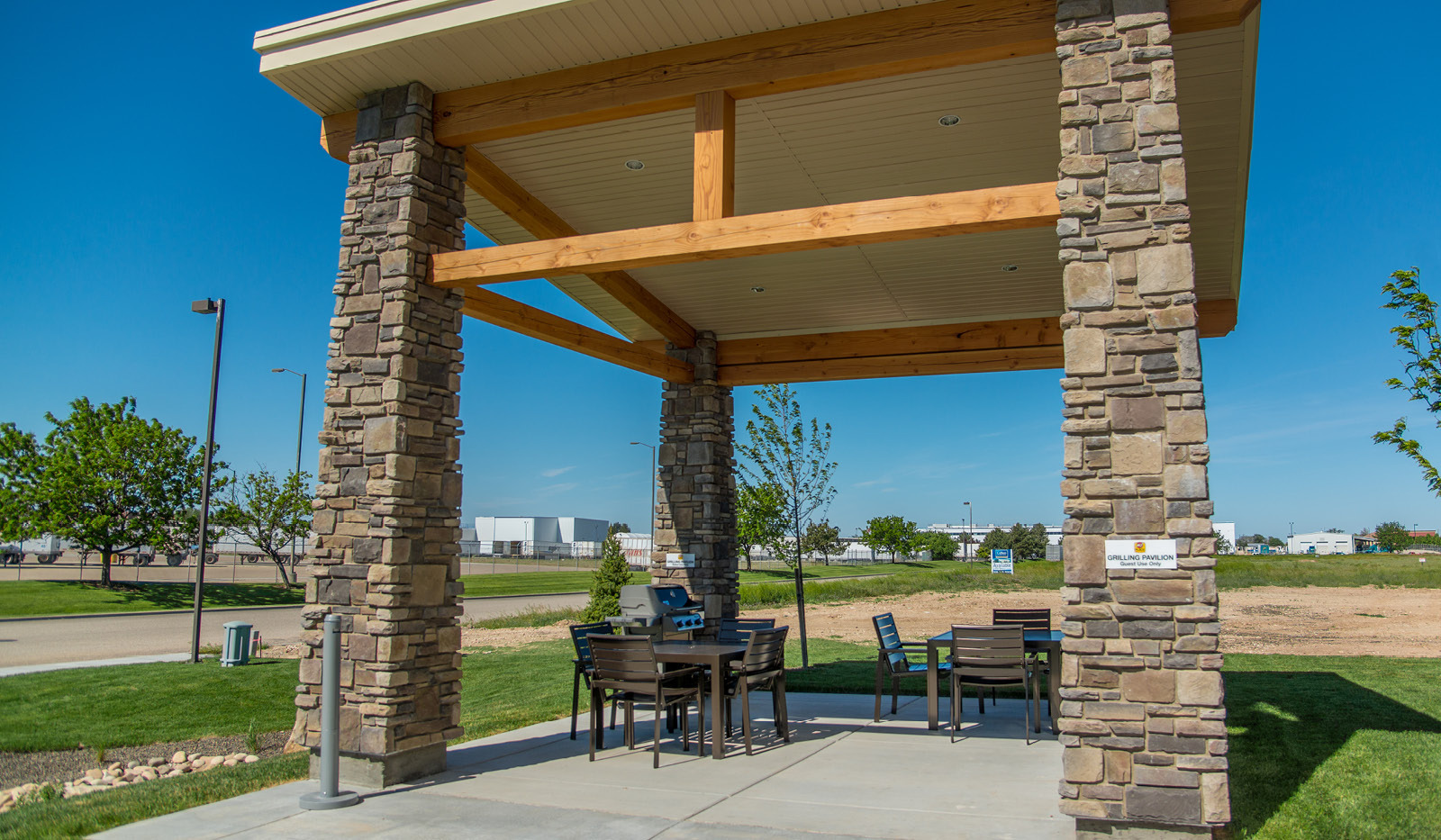 Exterior grilling pavilion at My Place Hotel-Boise/Meridian, ID