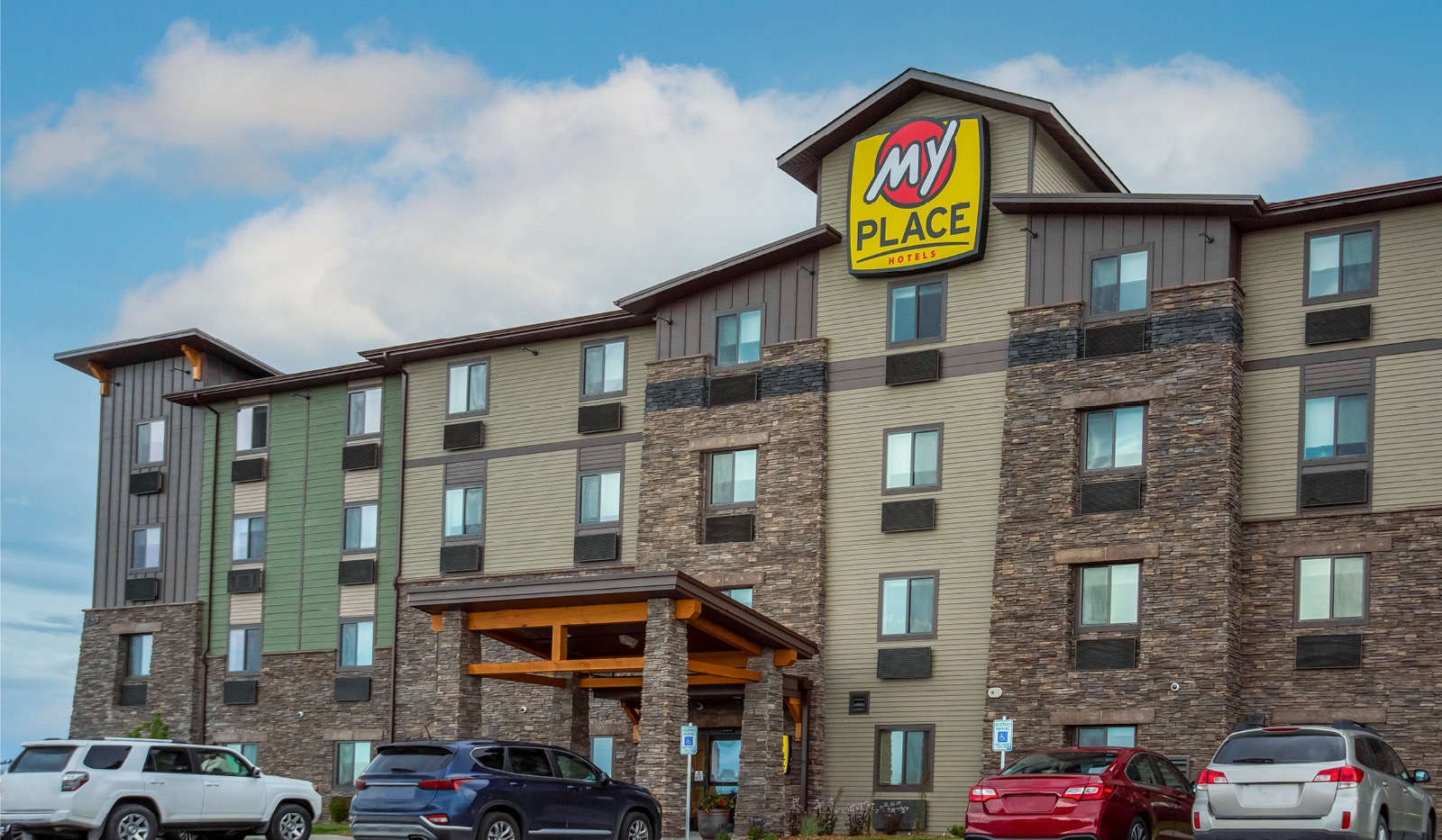 Exterior of My Place Hotel-Kalispell, MT