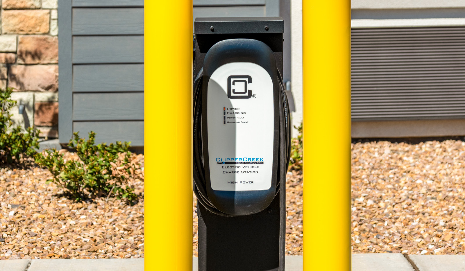 Exterior My Place Hotel-St. George, UT's electric vehicle charging station.