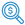 Blue magnifying glass looking at a dollar sign