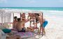 Group of friends gathered on the beach