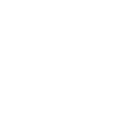 White outline of a clock