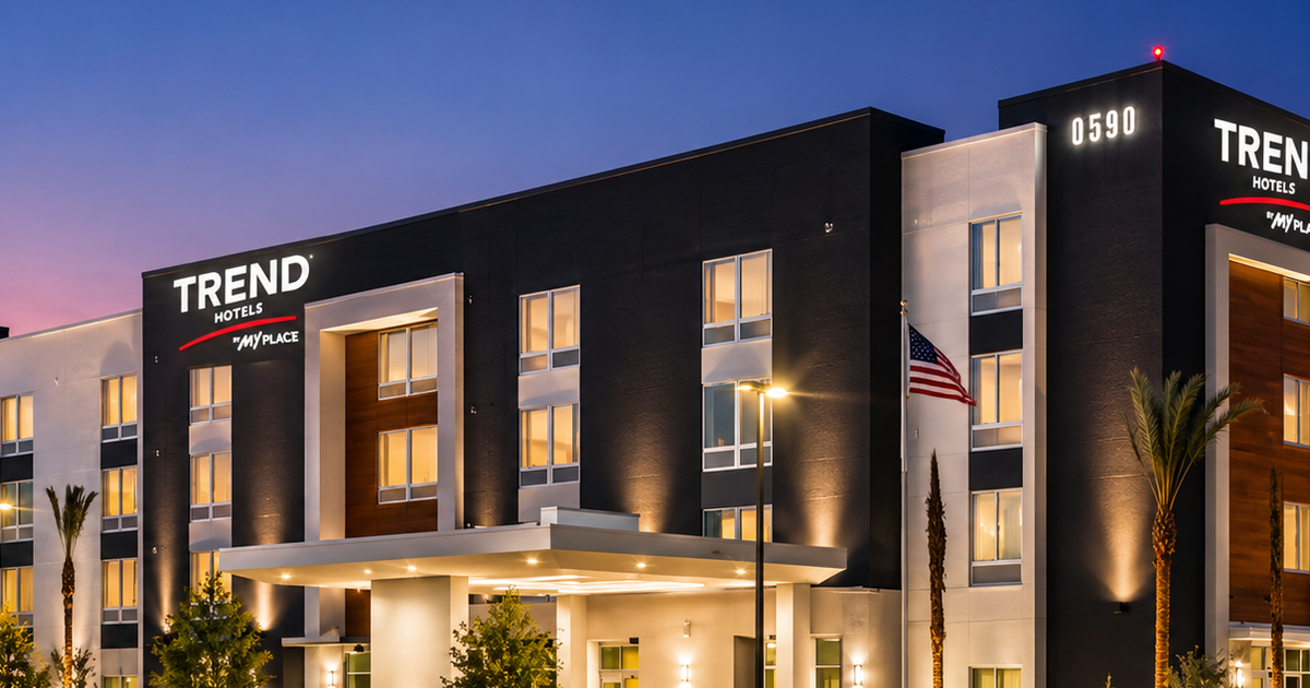 Trend Hotel mockup hero image