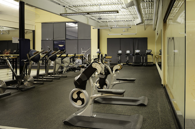 View of fitness equipment,